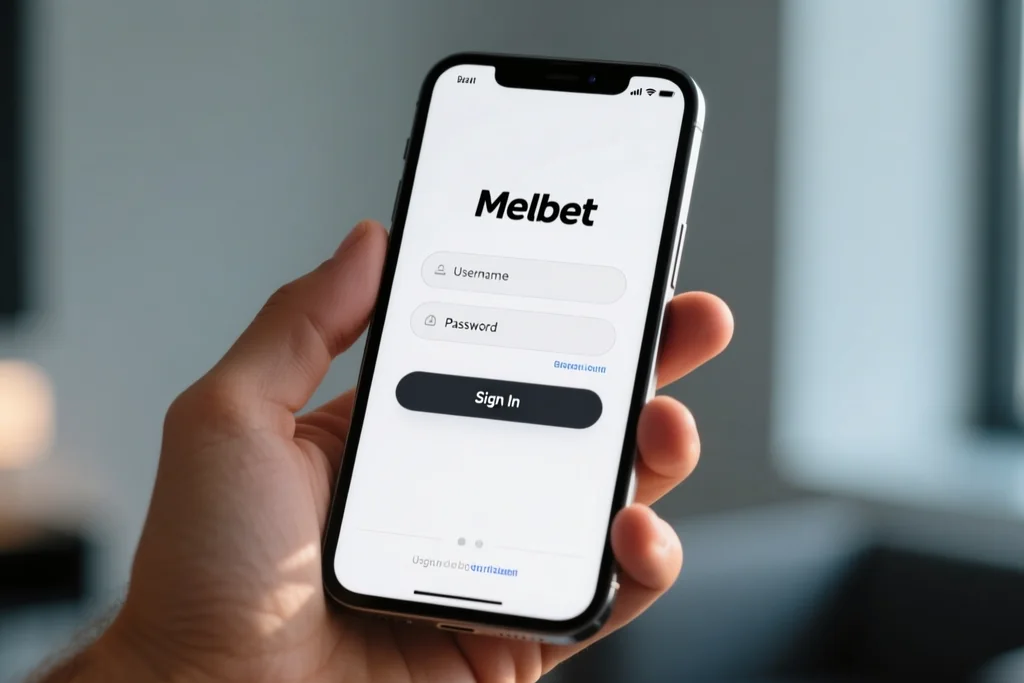 Frustrated person looking at a phone showing a login error message